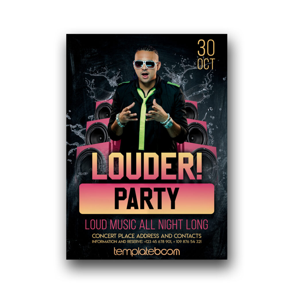 Louder! Party - Template Boom